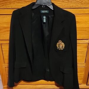 Ralph Lauren Black Petite Blazer